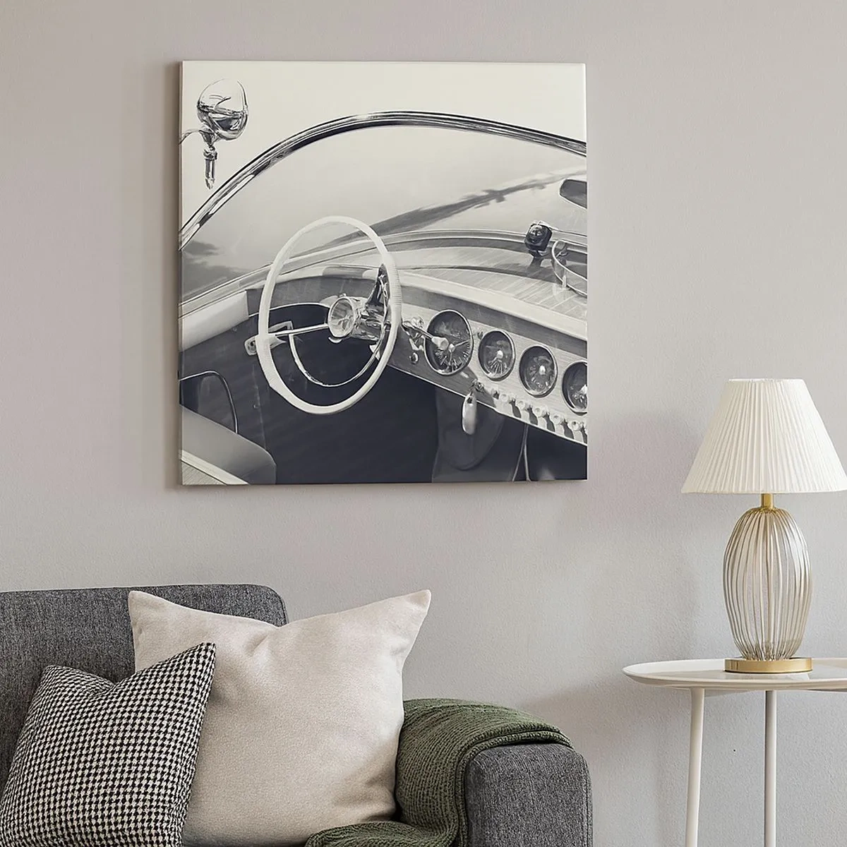 Obraz na plátne - Počasie pre bohatých - 30x30 cm