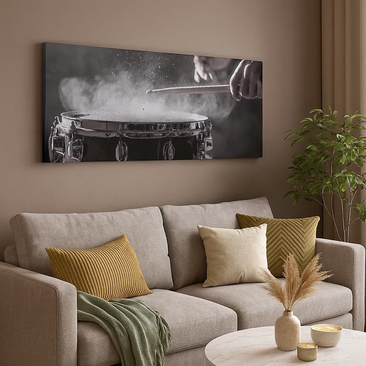 Obraz na plátne - Pulz hudby - 30x30 cm