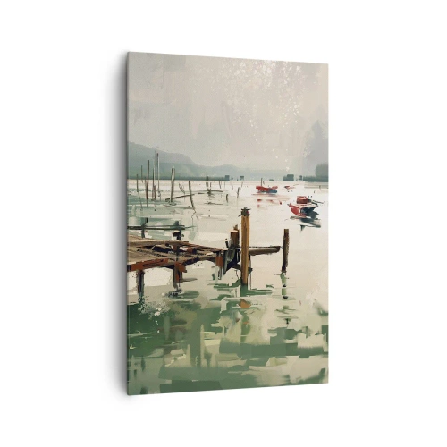 Obraz na plátne - Zaliate roztaveným mesiacom - 80x120 cm