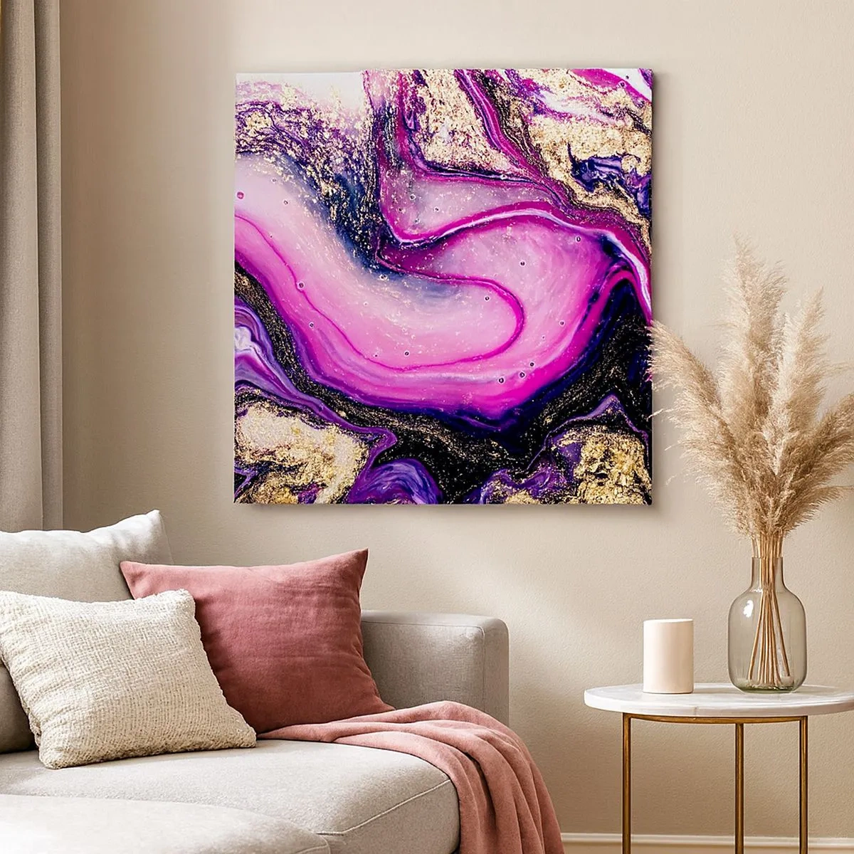 Obraz na plátne - Okamih v zákulisí - 30x30 cm