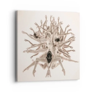 Obraz na plátne - Rozkvet v tanci - 40x40 cm