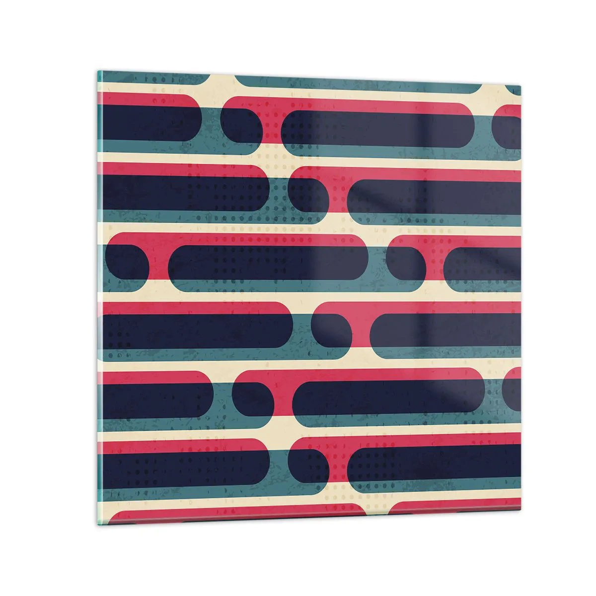 Obraz na skle - Dovnútra a dopredu - 50x50 cm