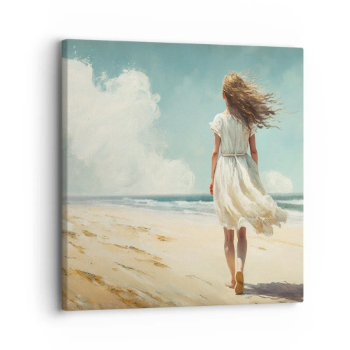 Obraz na plátne - Smerom ku slnku a vetru - 30x30 cm