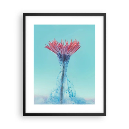 Plagát v čiernom ráme - V osviežujúcom objatí - 40x50 cm