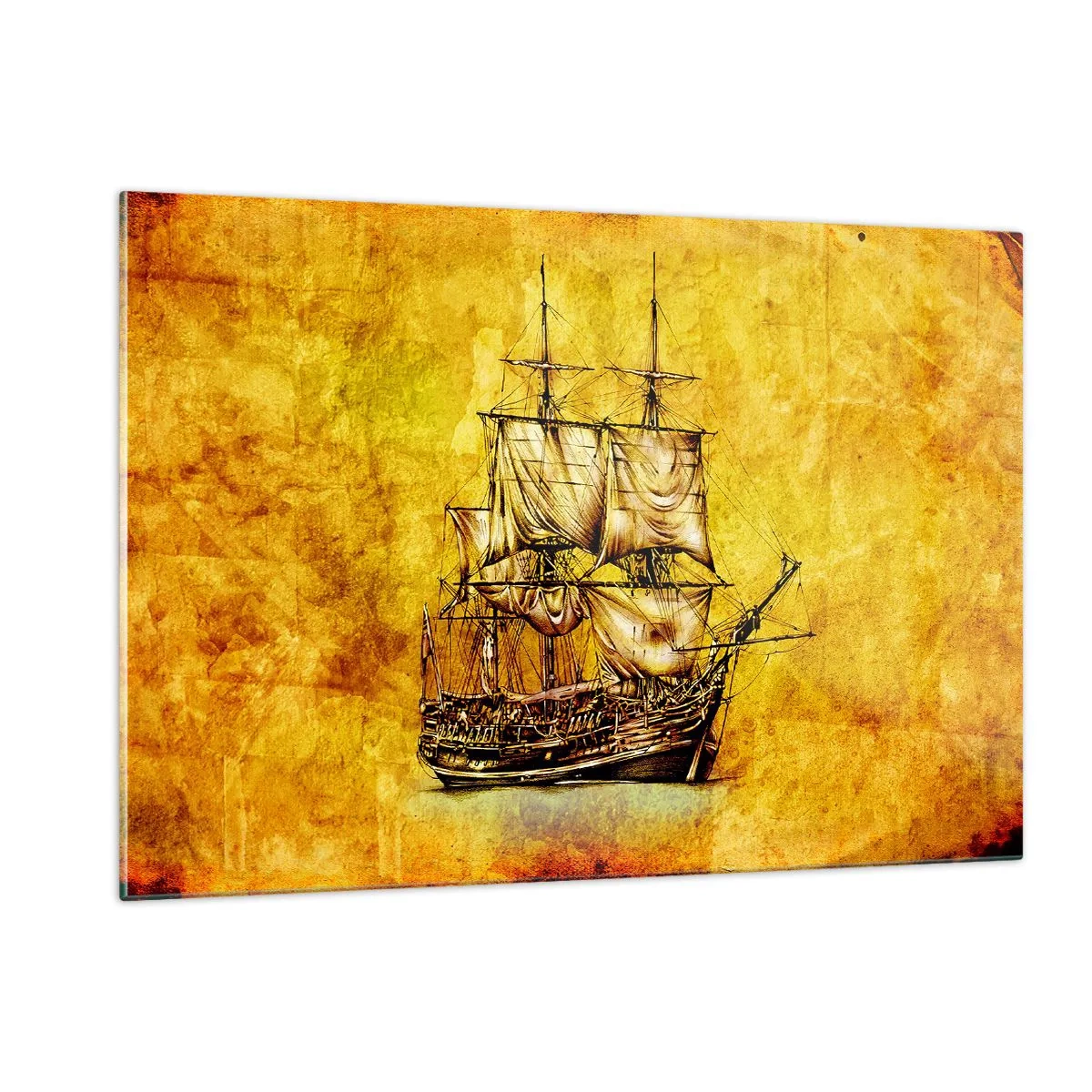 Obraz na skle - Smer Tortuga! - 120x80 cm