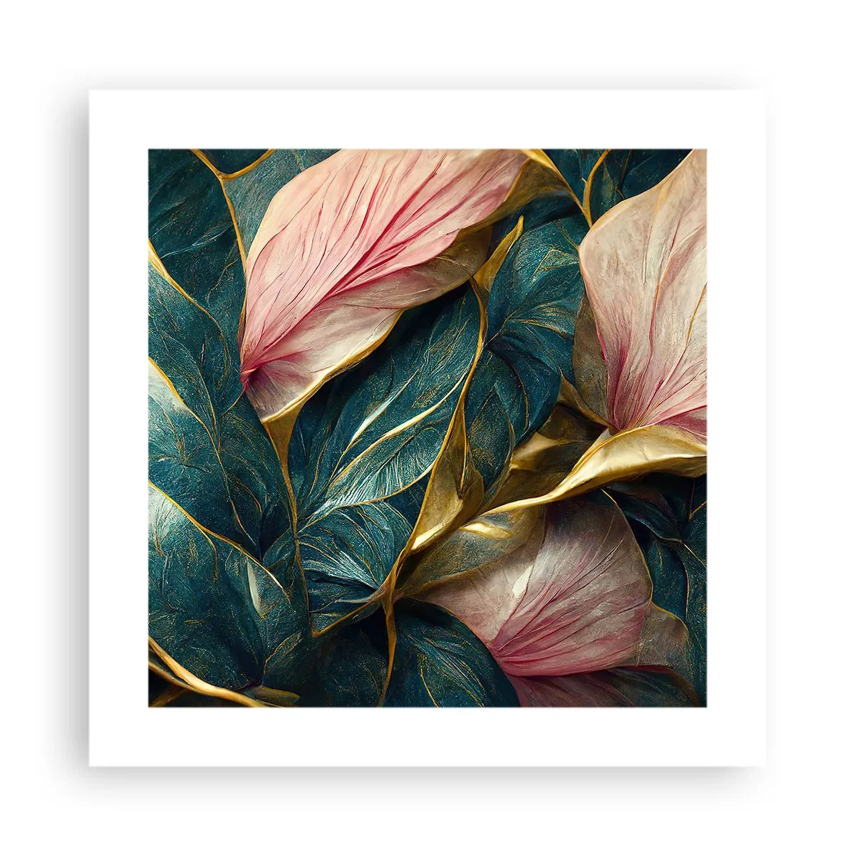 Plagát - Prirodzená elegancia a štýl - 40x40 cm