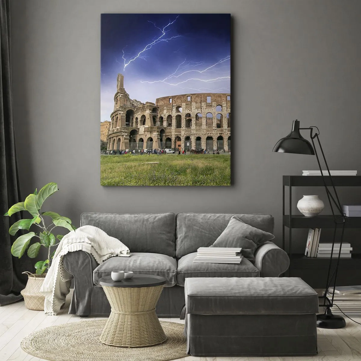 Obraz na plátne - Aréna boja - 50x70 cm