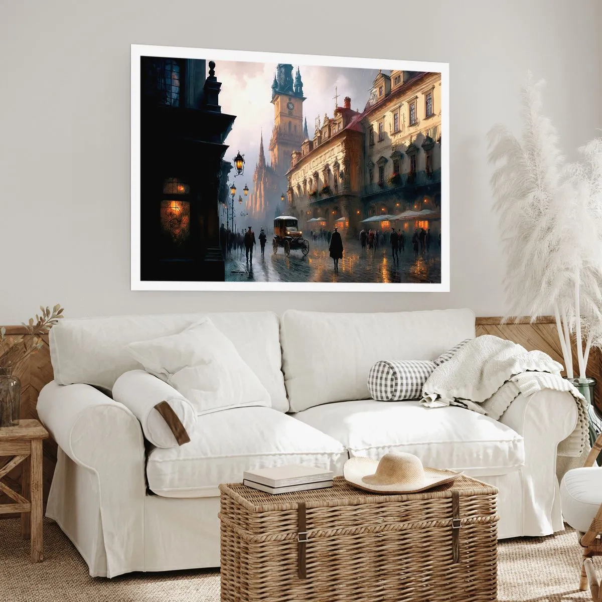 Plagát - Kúzlo pražského večera - 91x61 cm