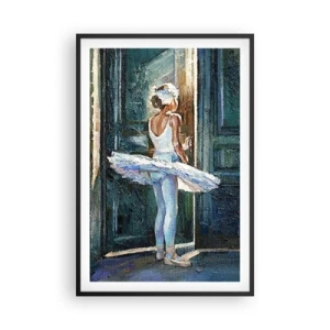 Plagát v čiernom ráme - Pred predstavením - 61x91 cm