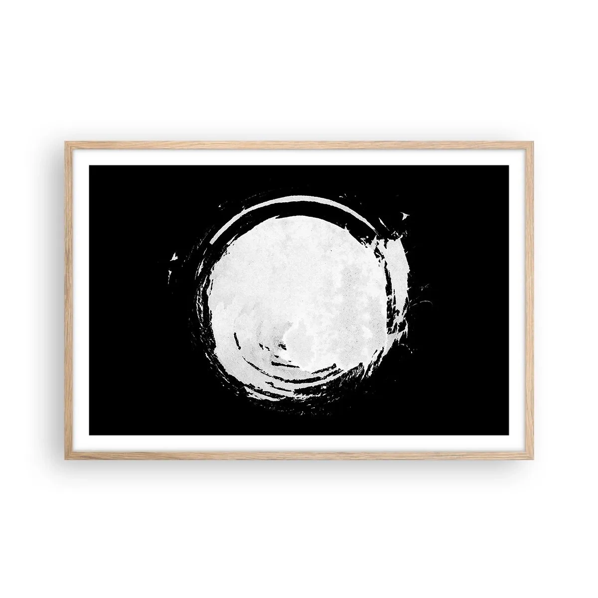 Plagát v ráme zo svetlého duba - Správne riešenie - 91x61 cm