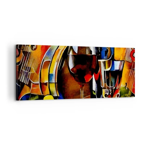Obraz na plátne - Aj svet dostáva farby - 100x40 cm