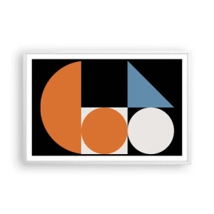 Plagát v bielom ráme - Figurínový systém - 91x61 cm