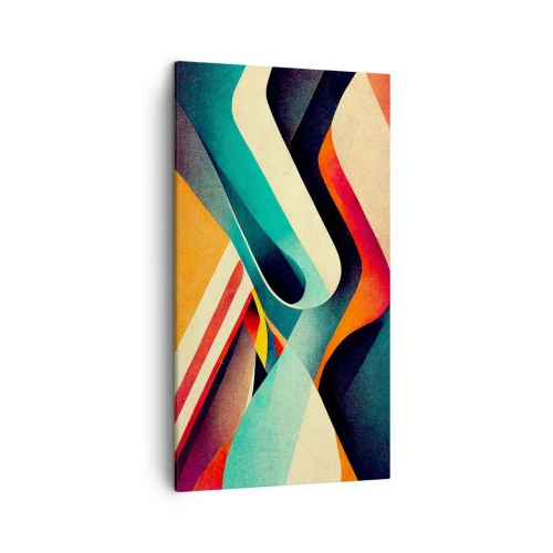 Obraz na plátne - Intenzívna kompozícia - 45x80 cm