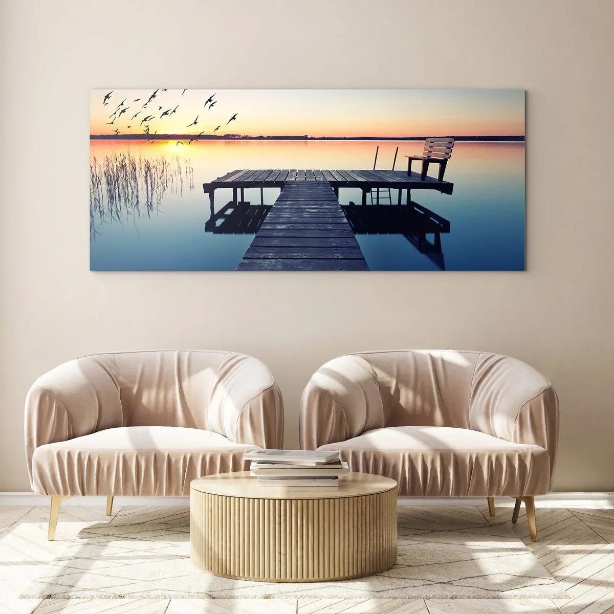 Obraz na skle - To bol dobrý deň - 140x50 cm