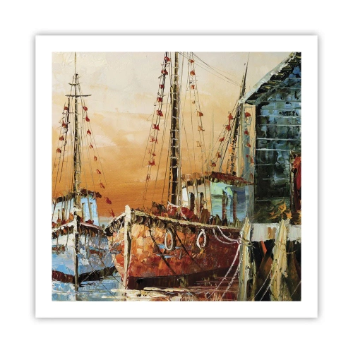 Plagát - Pokojný návrat - 60x60 cm