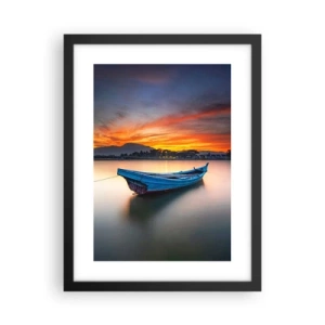 Plagát v čiernom ráme - Blíži sa dobrá noc - 30x40 cm