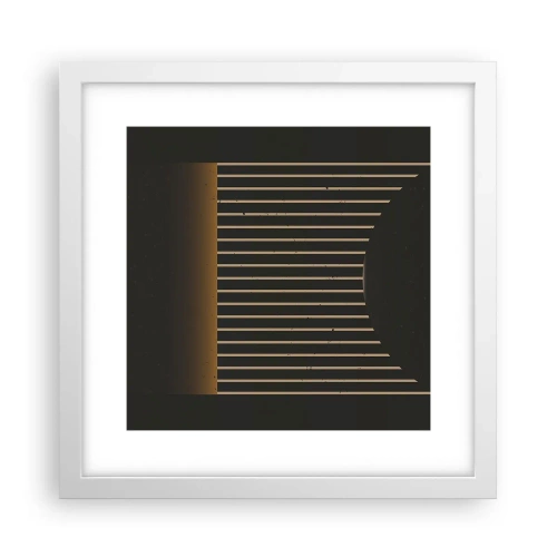 Plagát v bielom ráme - Preskúmať temnotu - 30x30 cm
