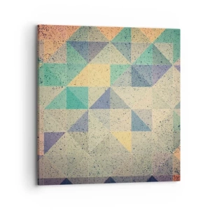Obraz na plátne - Republika trojuholníkov - 70x70 cm