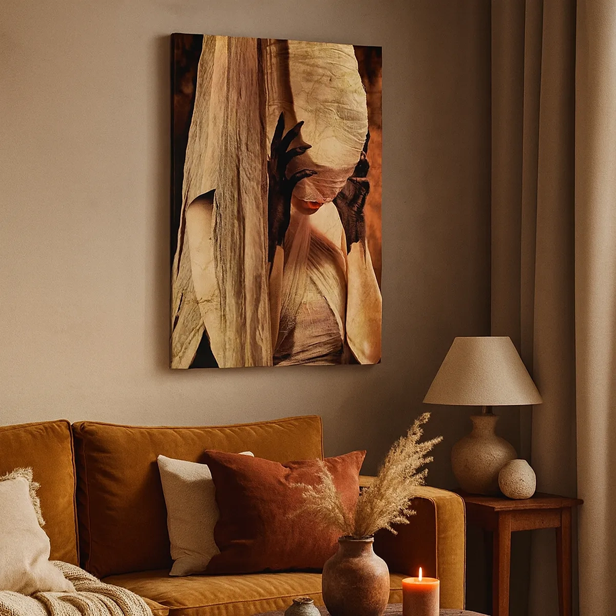 Obraz na plátne - Medzi dobrom a zlom - 50x70 cm