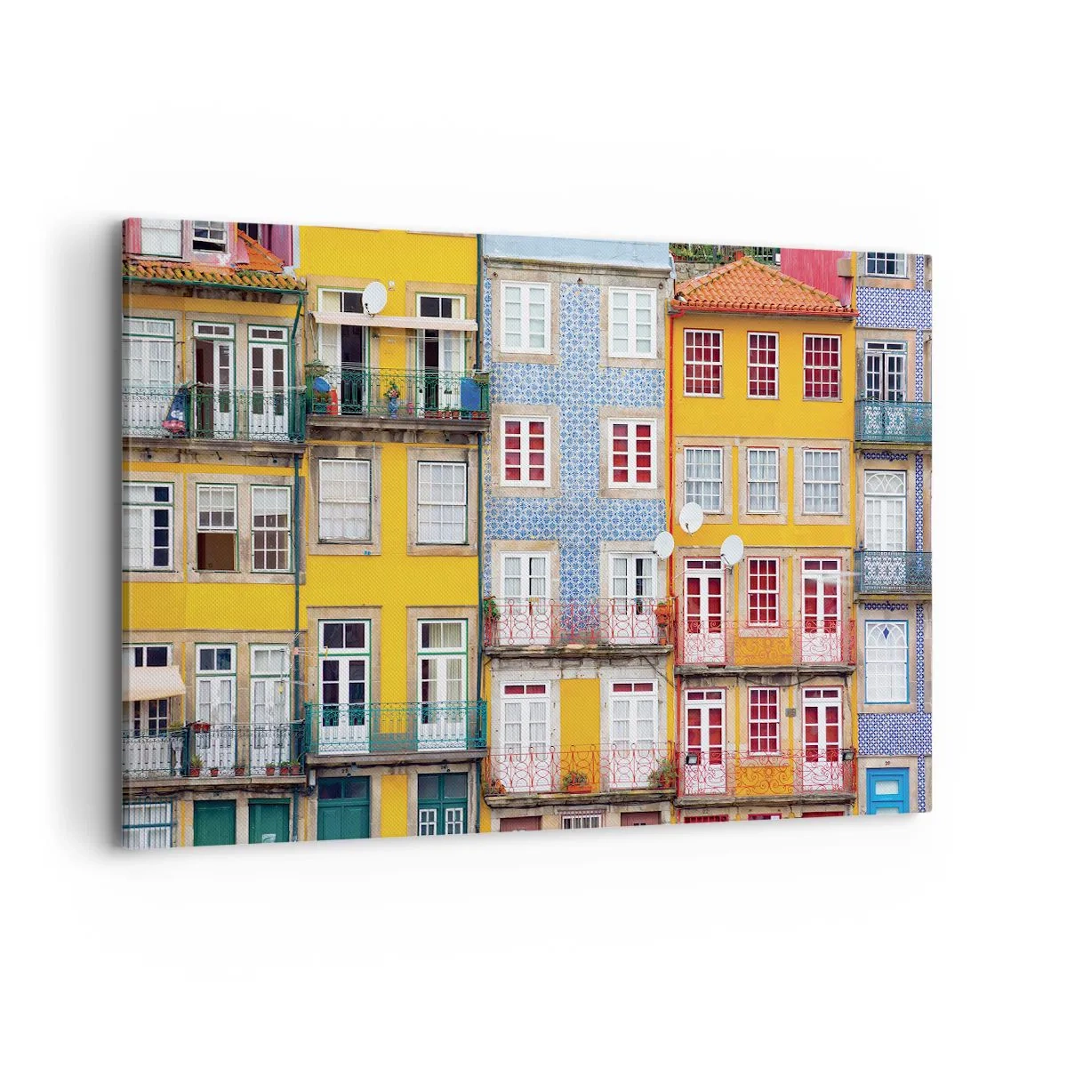 Obraz na plátne - Farby starého mesta - 120x80 cm