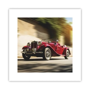 Plagát - Krajšia ako Níke Samotrácka - 30x30 cm