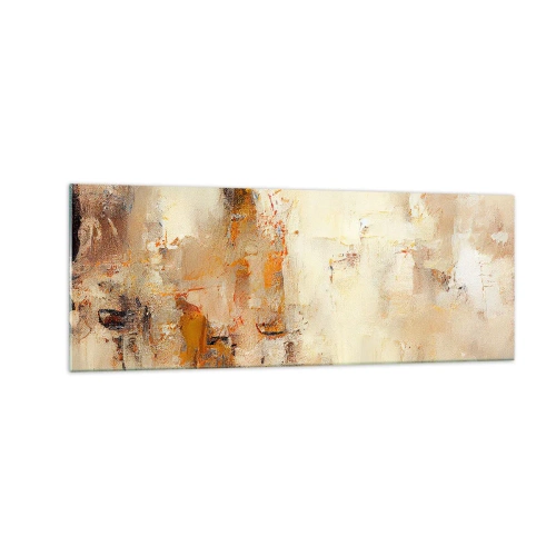 Obraz na skle - Duša jantáru - 140x50 cm