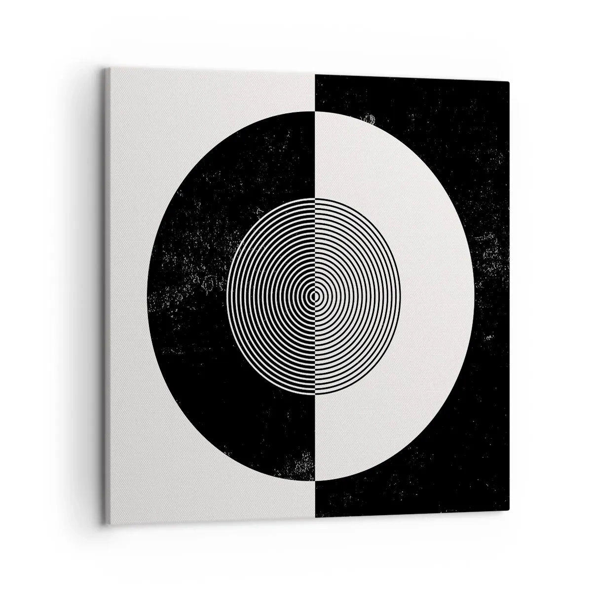 Obraz na plátne - Harmónia v čiernej a bielej - 50x50 cm