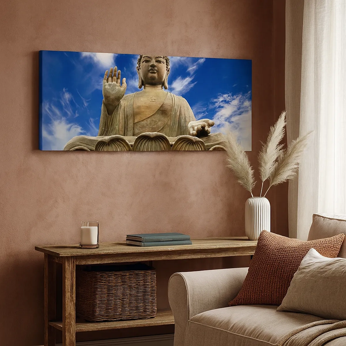 Obraz na plátne - Ži bez strachu - 30x30 cm