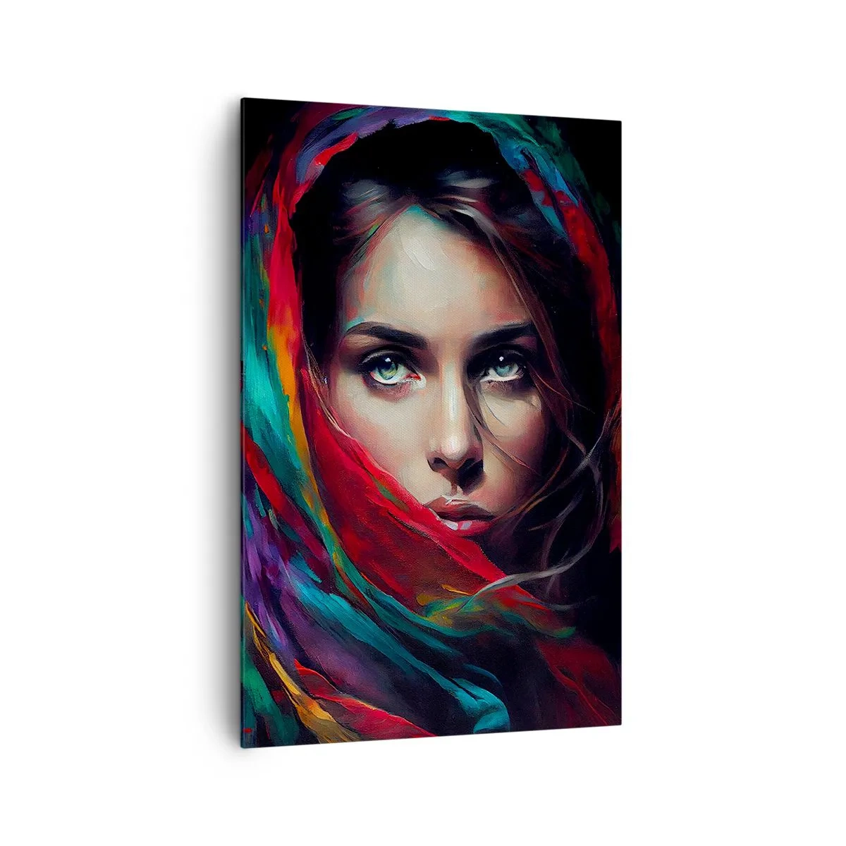 Obraz na plátne - Zelenooké tajomstvo - 80x120 cm