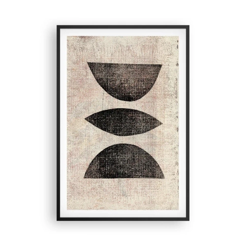 Plagát v čiernom ráme - Etnická abstrakcia - 61x91 cm