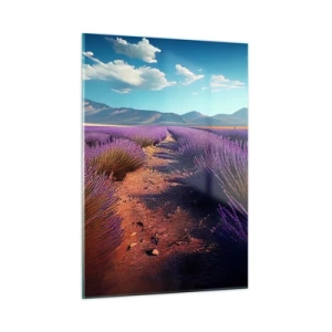 Obraz na skle - Voňavé polia - 50x70 cm
