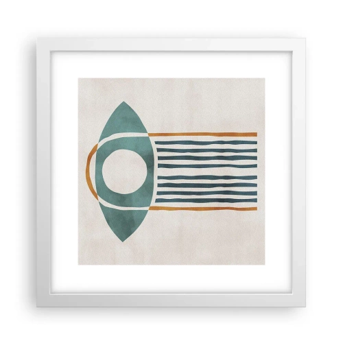 Plagát v bielom ráme - Znaky a rituály - 30x30 cm