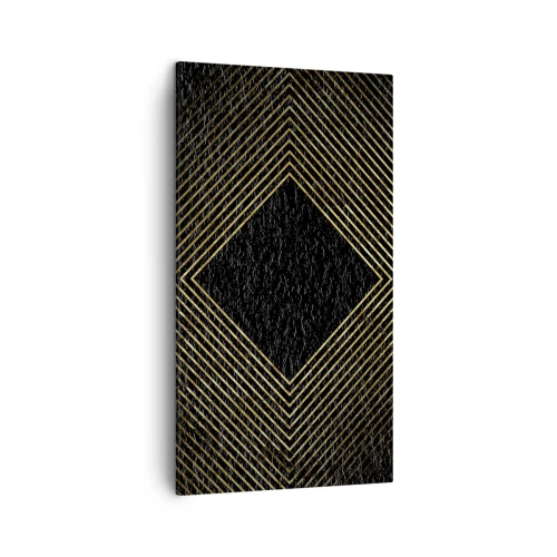 Obraz na plátne - Geometria v štýle glamour - 45x80 cm