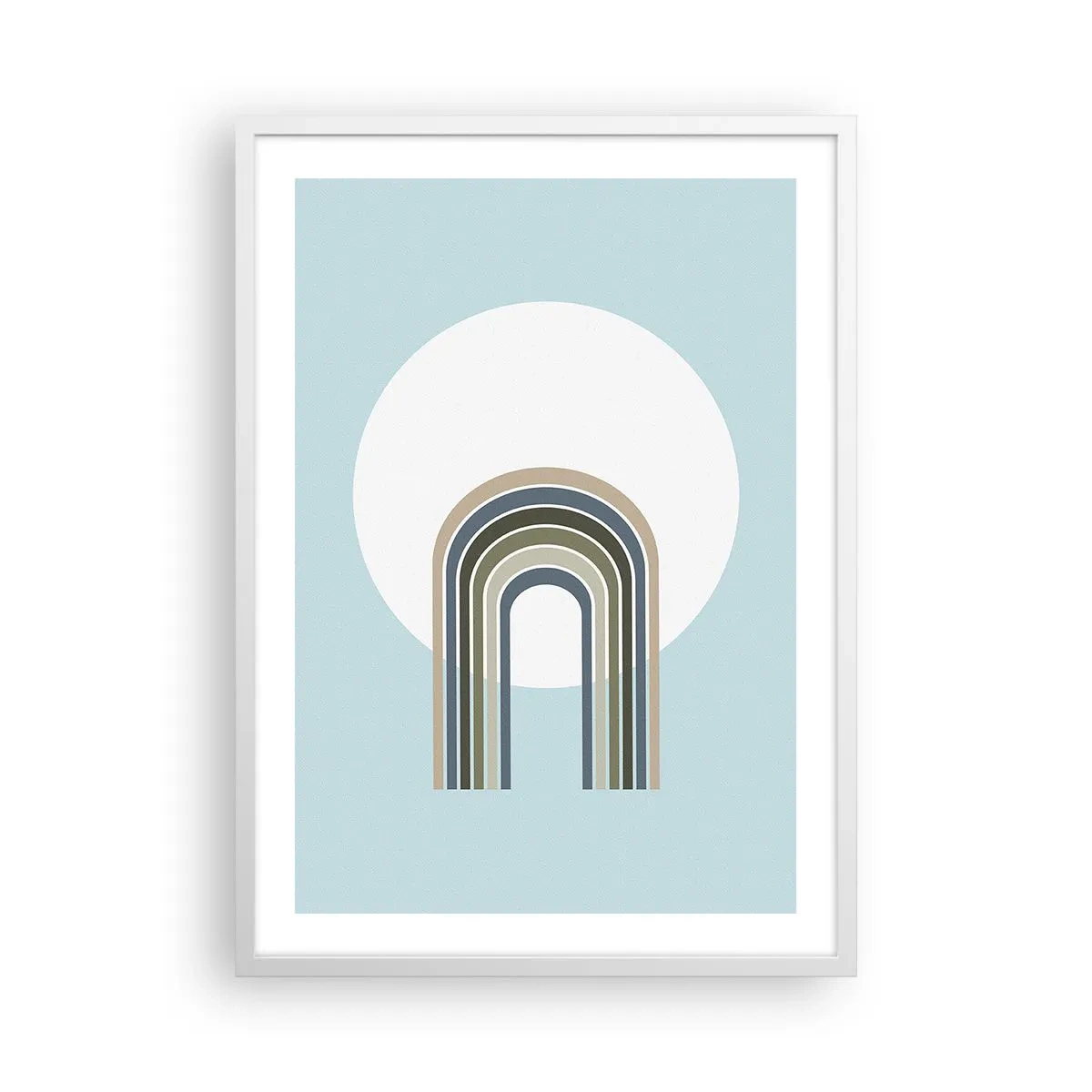 Plagát v bielom ráme - Neodolateľná príťažlivosť - 50x70 cm