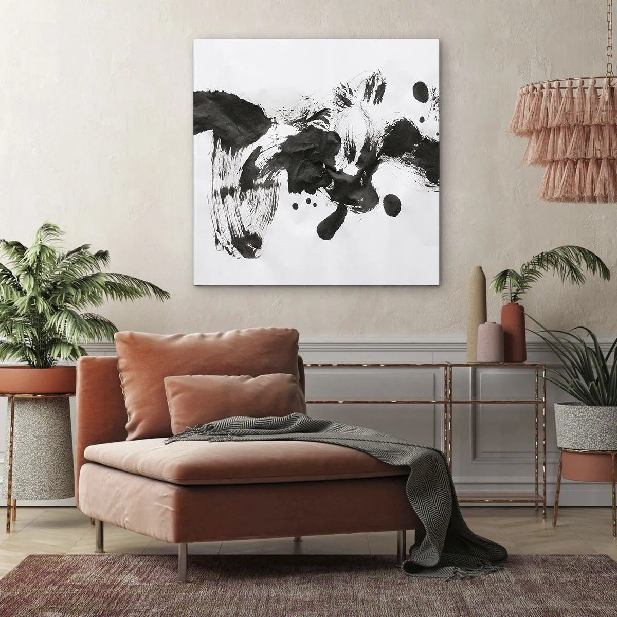 Obraz na plátne - Metóda v šialenstve? - 70x70 cm