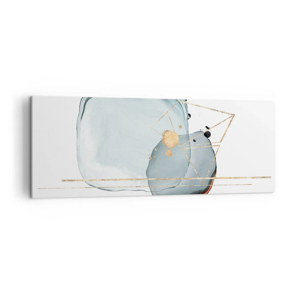 Obraz na plátne - Štúdia kvapky - 140x50 cm