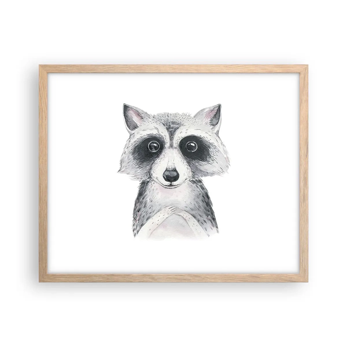 Plagát v ráme zo svetlého duba - Chvíľa dojatia - 50x40 cm