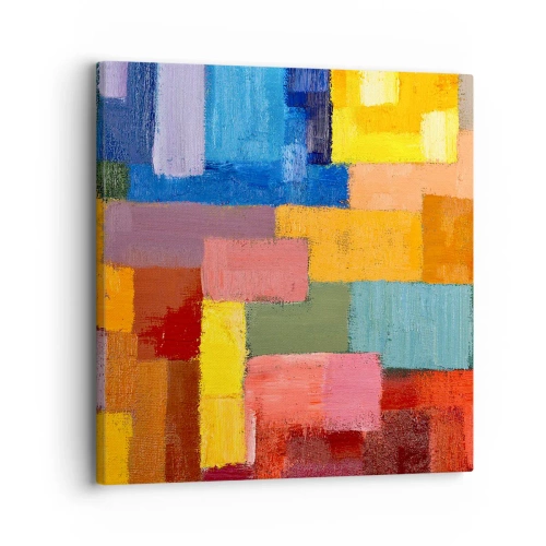 Obraz na plátne - Každý iný, všetky farebné - 30x30 cm