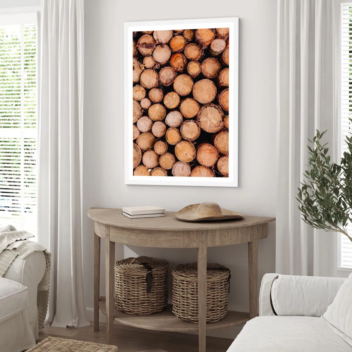 Plagát v bielom ráme - Nový začiatok - 50x70 cm