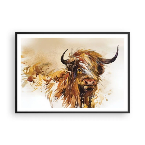 Plagát v čiernom ráme - Pýcha lovca - 100x70 cm