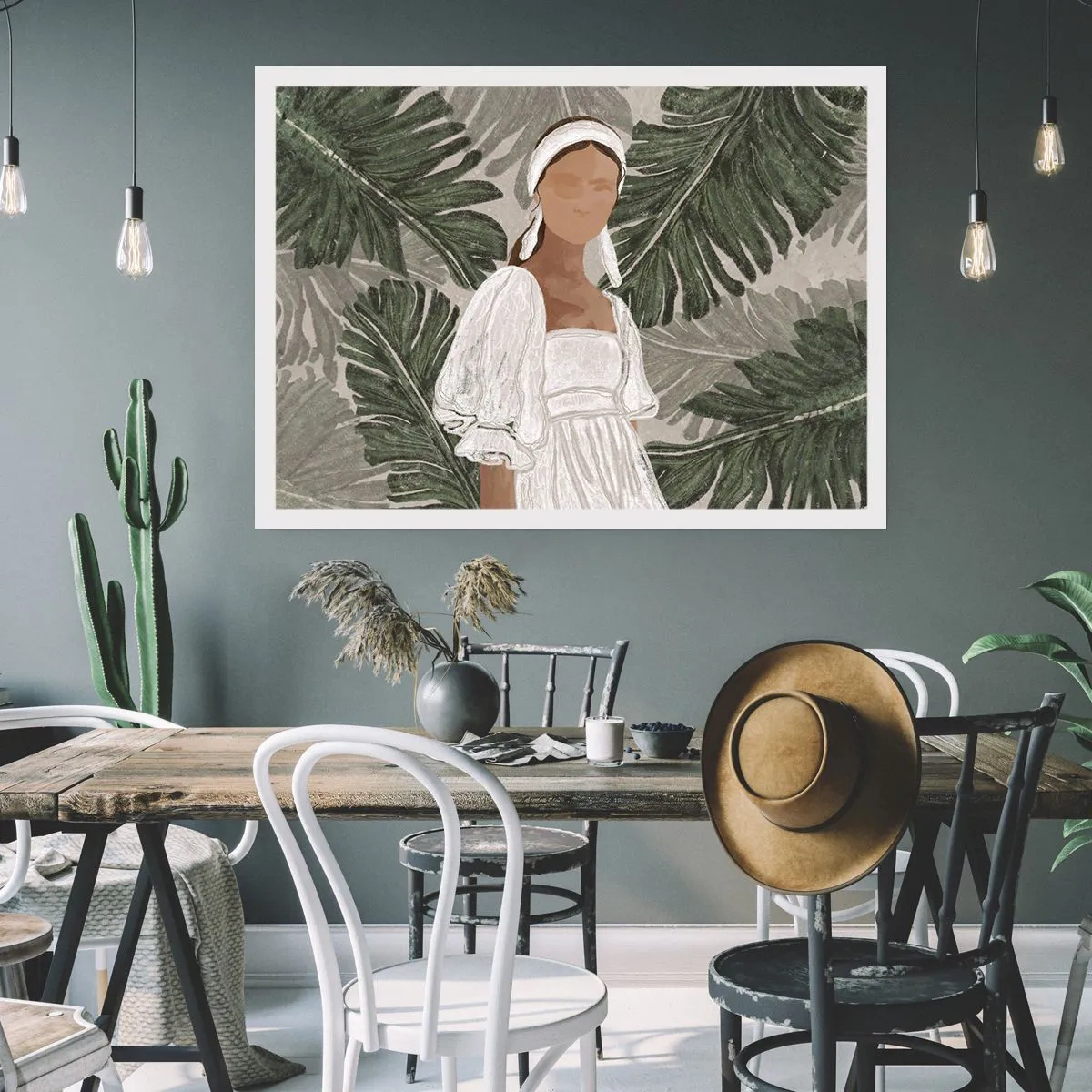 Plagát - Exotický portrét - 50x40 cm