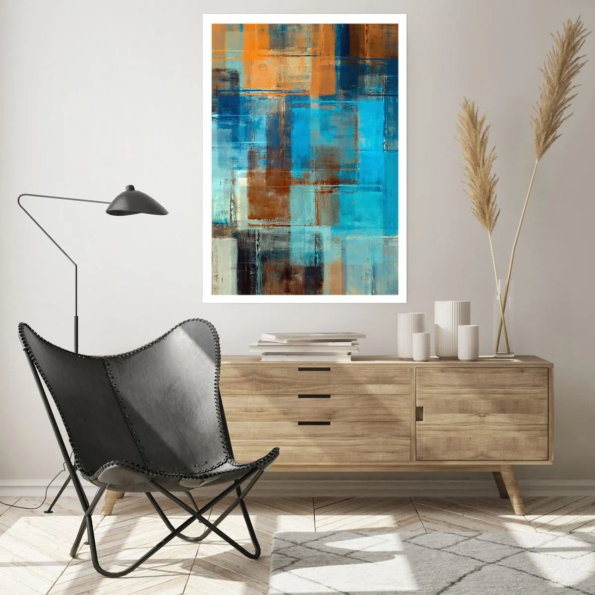 Plagát - Cez modrý závoj - 61x91 cm