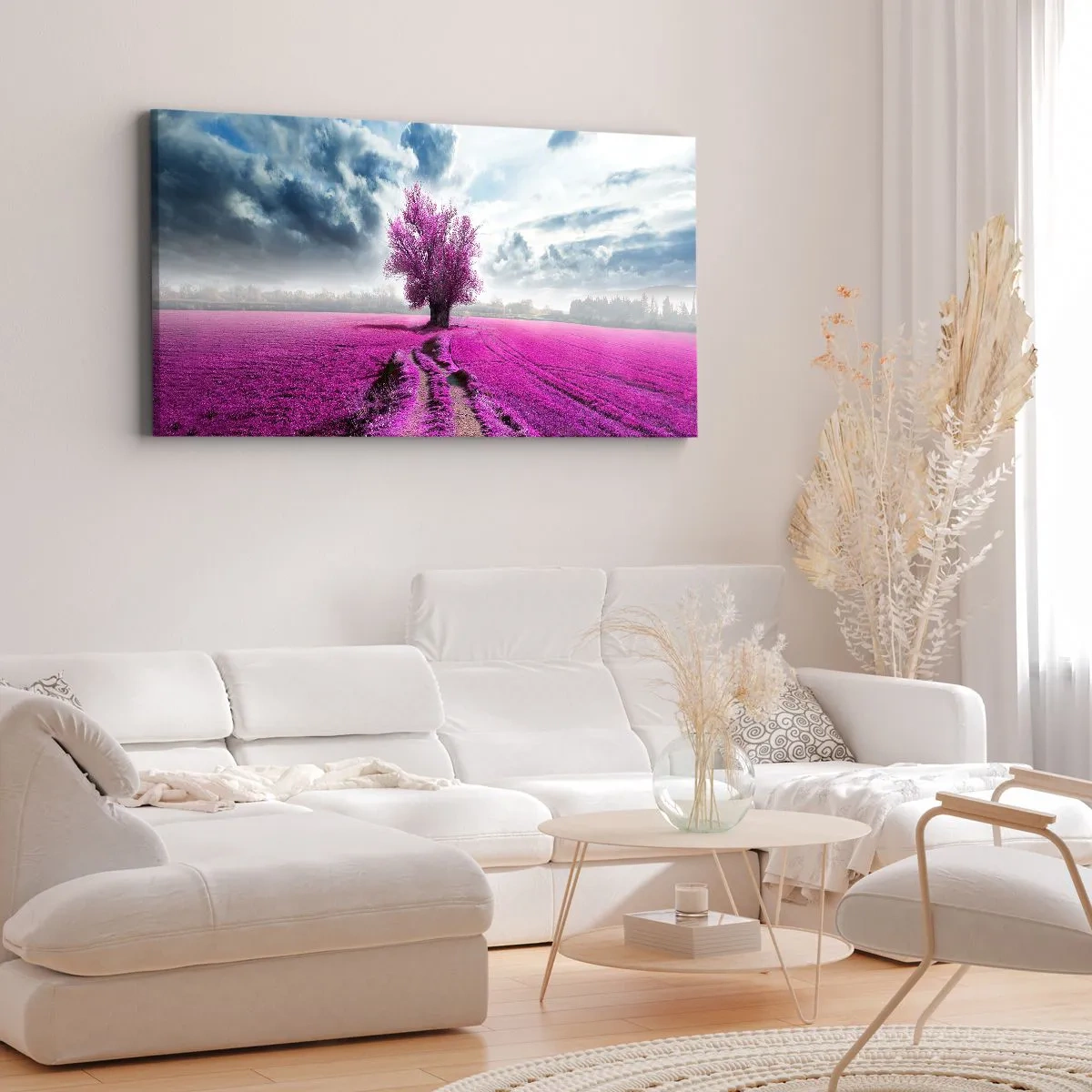 Obraz na plátne - Vresoviská - divočina - 100x40 cm