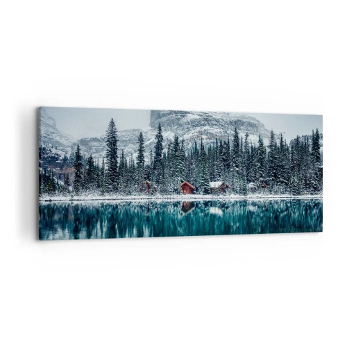 Obraz na plátne - Kanadské útočisko - 120x50 cm