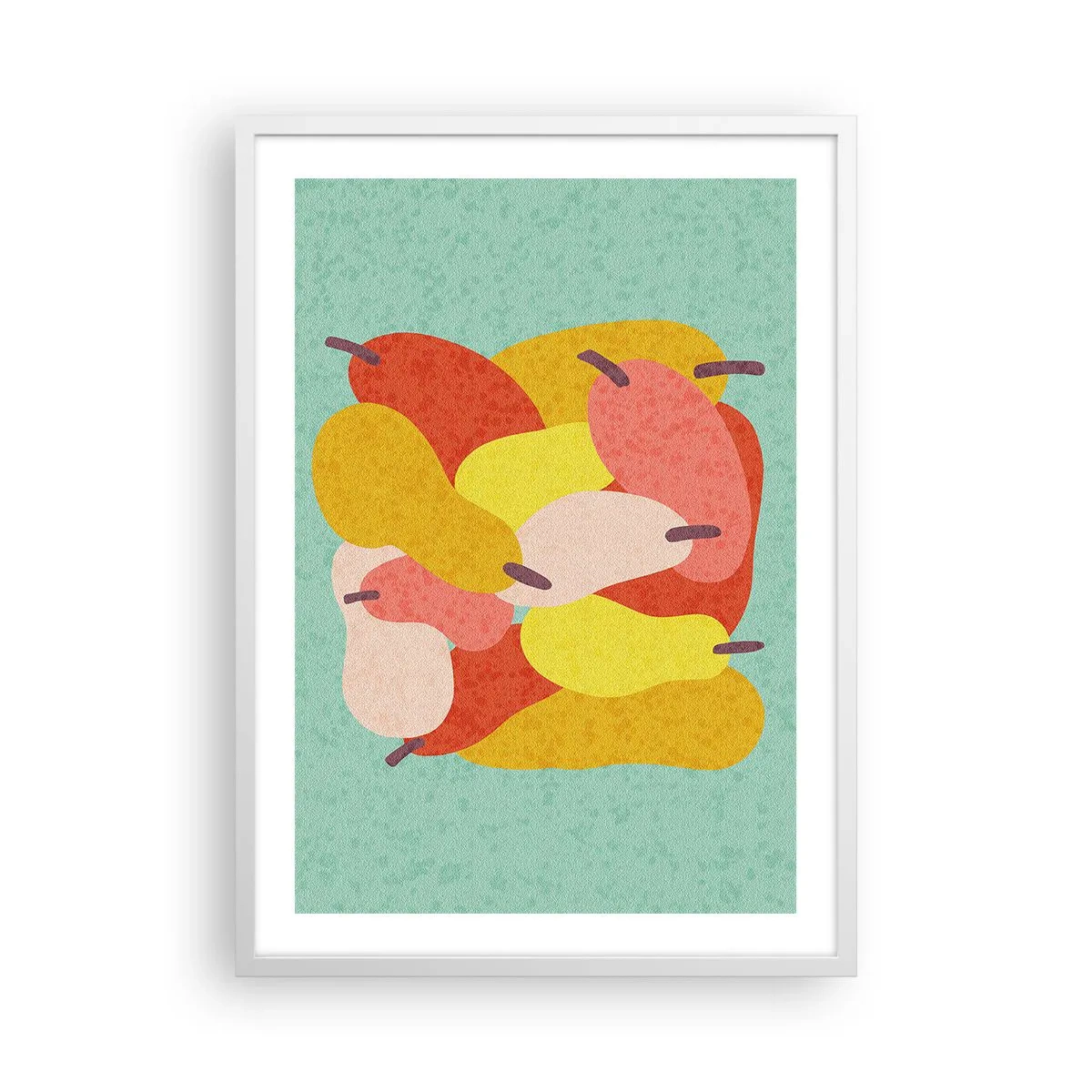 Plagát v bielom ráme - Ochutnajte letné slnko - 50x70 cm