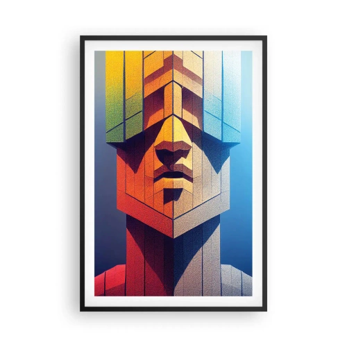 Plagát v čiernom ráme - Zásadový človek - 61x91 cm