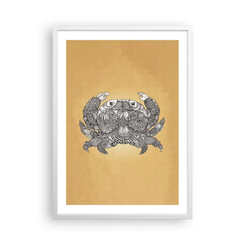 Plagát v bielom ráme - Príbehy pána Kraba - 50x70 cm