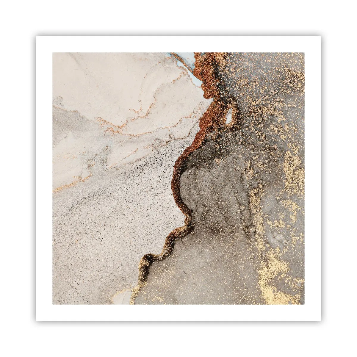 Plagát - Na hranici farieb - 60x60 cm