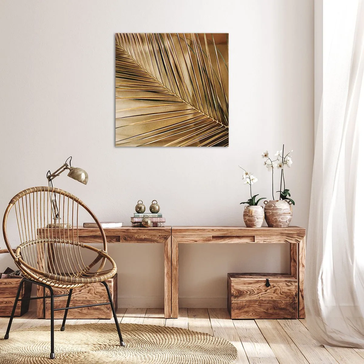 Obraz na plátne - Prírodná kolonáda - 70x70 cm