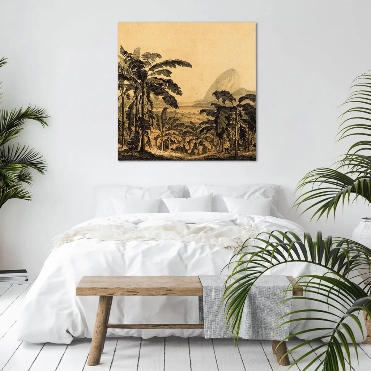 Obraz na plátne - V koloniálnom štýle - 50x50 cm